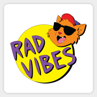 Rad Vibes (text version 2) Magnet